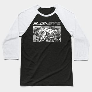 2JZ GTE ENGINE Baseball T-Shirt